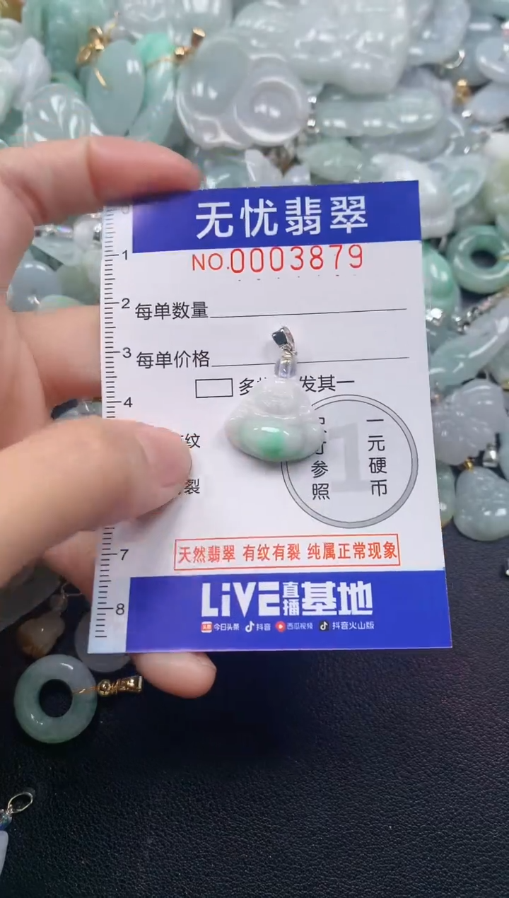 颈饰未镶嵌翡翠3879