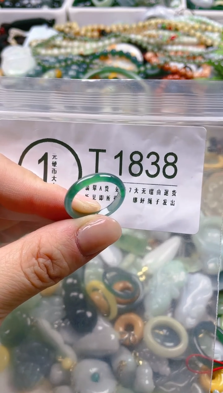 【闪购商品】翡翠颈饰未镶嵌18/T/翡翠A货一图一物