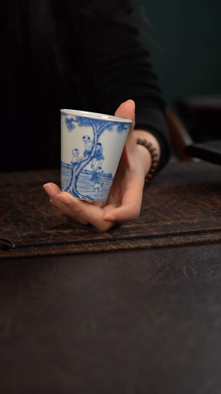 【闪购商品】杯聚澜堂童子爬树抓知了可乐杯