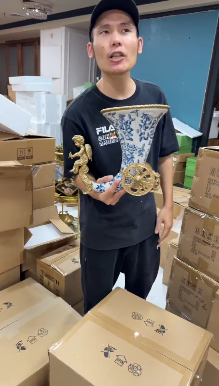 黄铜瑕疵黛姿家居装饰品摆件  