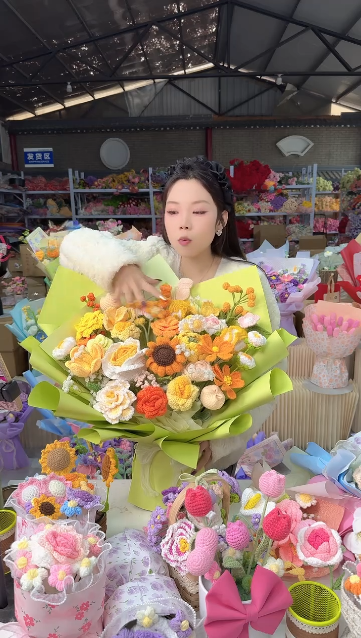 非遗手工花束，孤品清仓！！