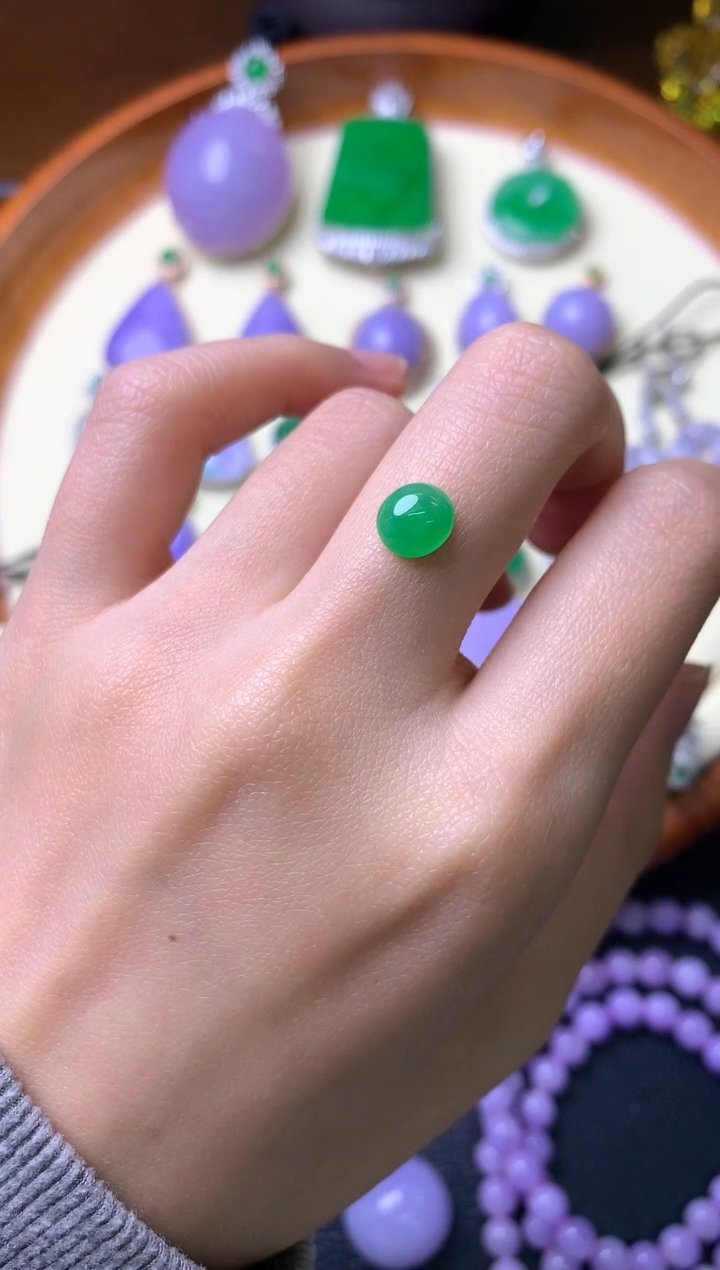 【闪购商品】定制翡翠未镶嵌裸石（镶嵌定制）