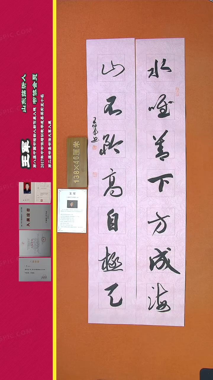 【闪购商品】书法299a王军书法作品