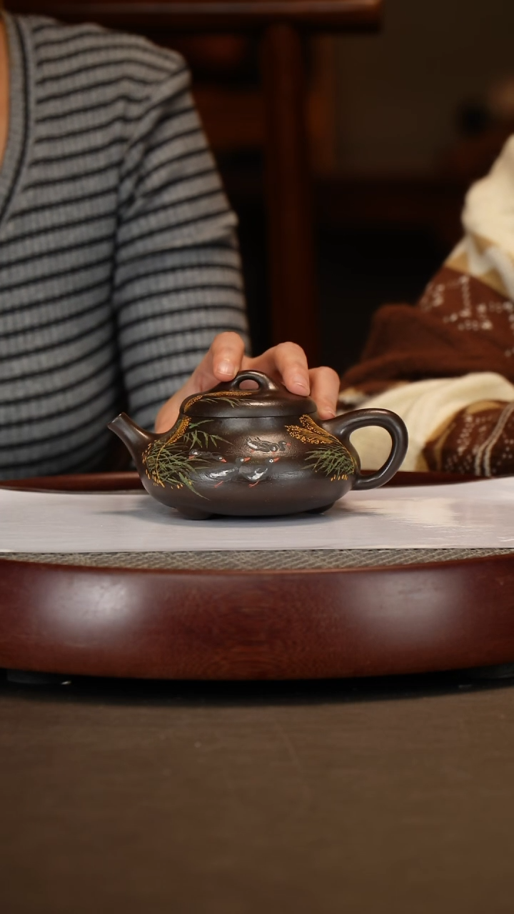 【闪购商品】紫砂茶壶柱瓢+时顺华240c