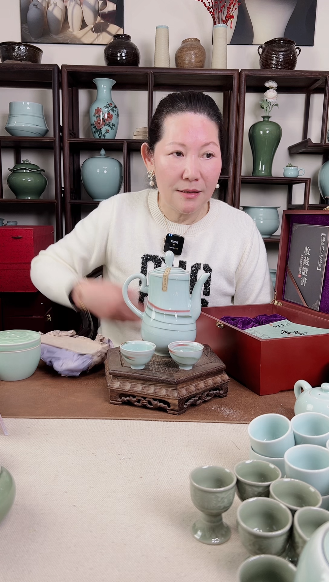 【闪购商品】杯纯手工 绞胎酒壶+二杯B