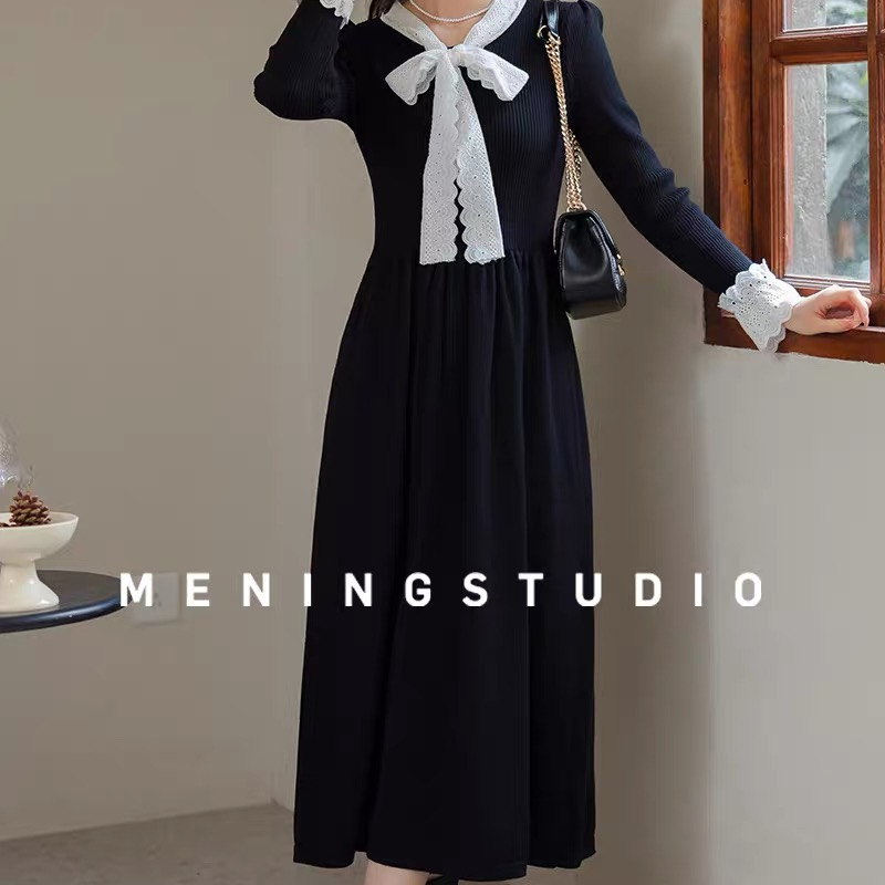 601-700[衣架编码]时尚百搭气质休闲性价比高2025长袖针织连衣裙