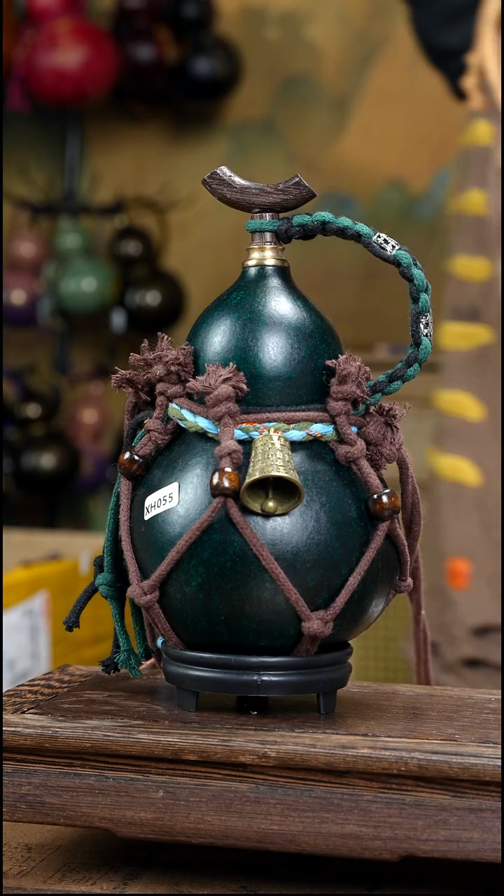 XH056网兜款大漆酒葫芦（现货现发）