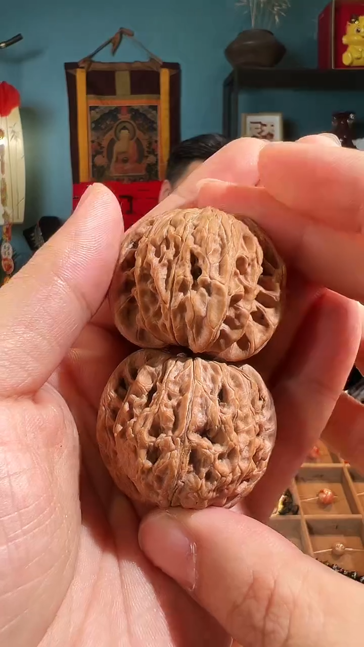 【闪购商品】文玩核桃把件磨盘