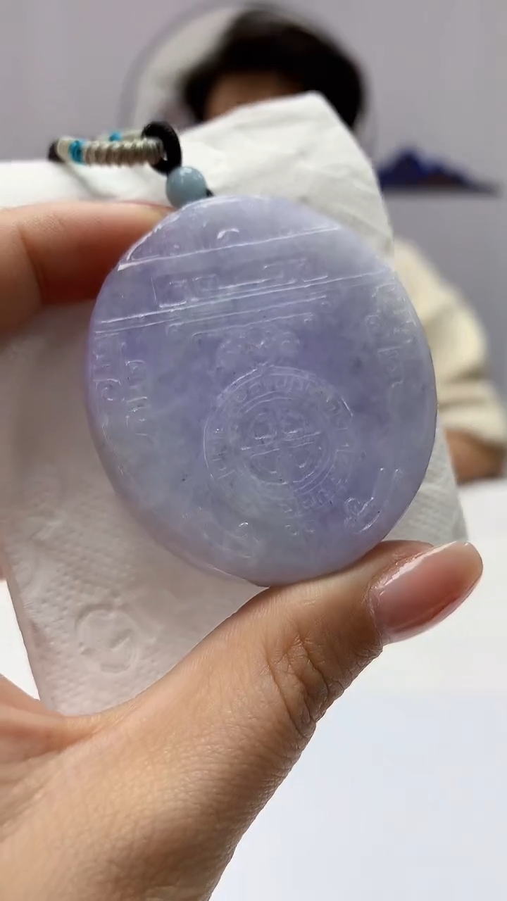 【闪购商品】定制翡翠未镶嵌1502ms-毛货挂件171