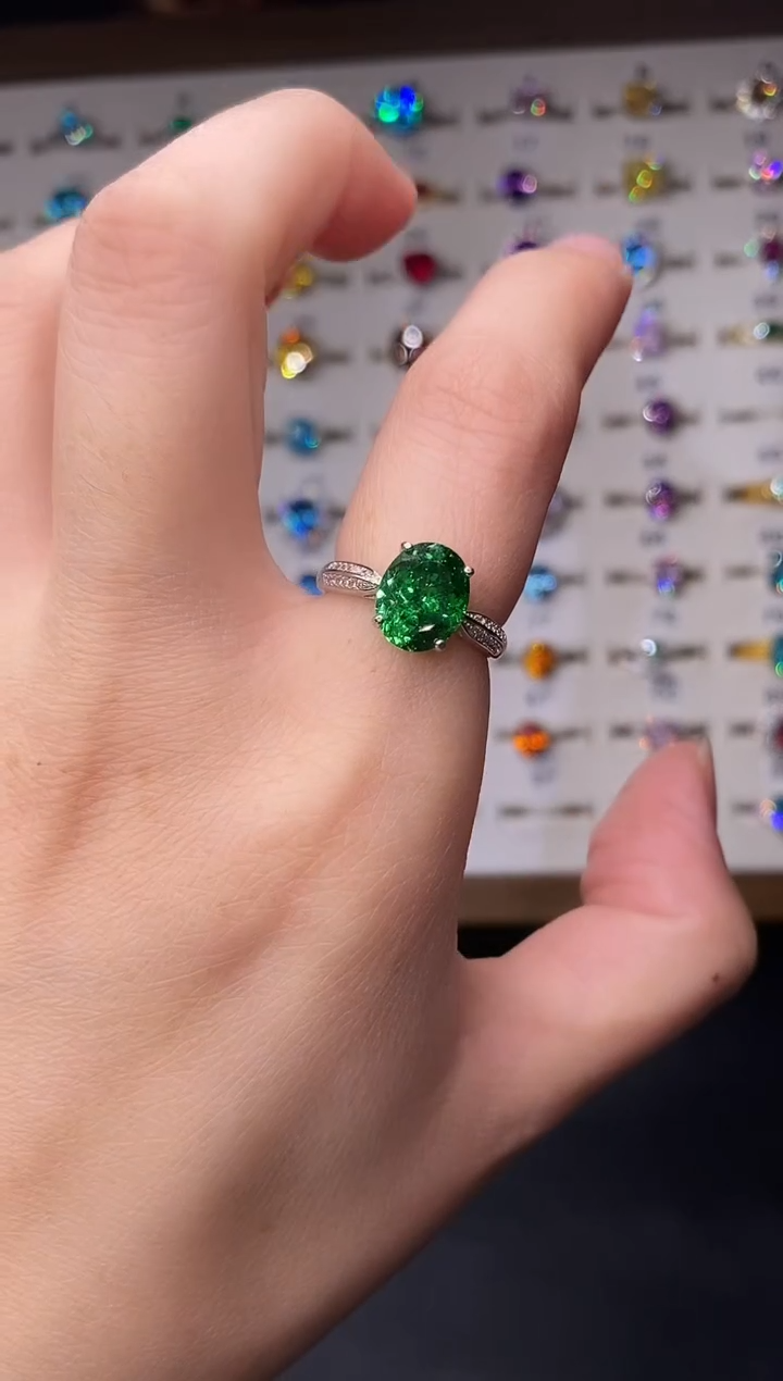 5克拉碧玺（处理）欧美风戒指