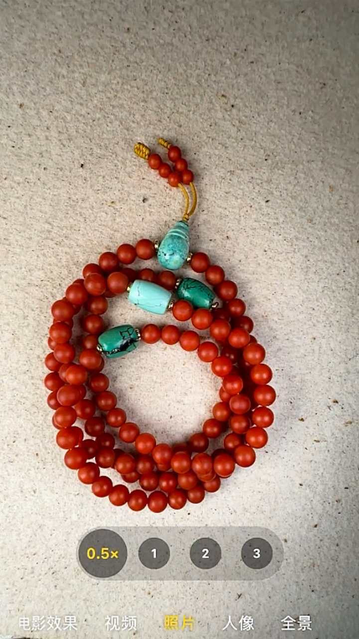 未镶嵌手链南红玛瑙蓝*南红多圈手串1