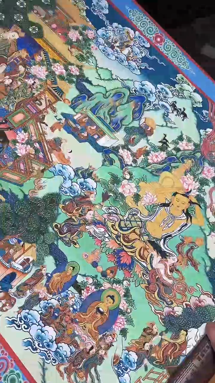 卷轴画【主播精品】高端卷轴画——唐卡AA212释迦摩尼