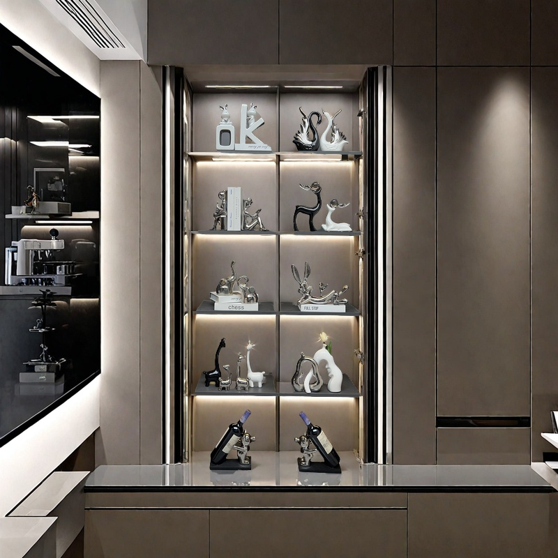 套520直播定制陶瓷摆件套装电视柜酒柜装饰搭配高端轻奢酒柜装饰