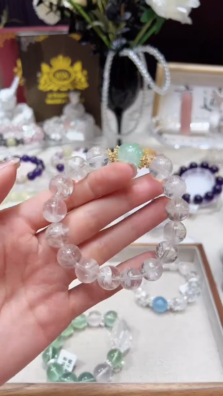 【闪购商品】水晶手链未镶嵌多样性发货发其一颜色微差【拍三单】