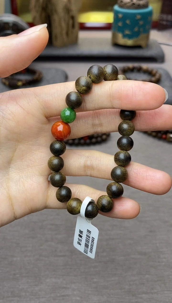 【闪购商品】沉香手串黄棋楠沉水08老料＋配饰设计