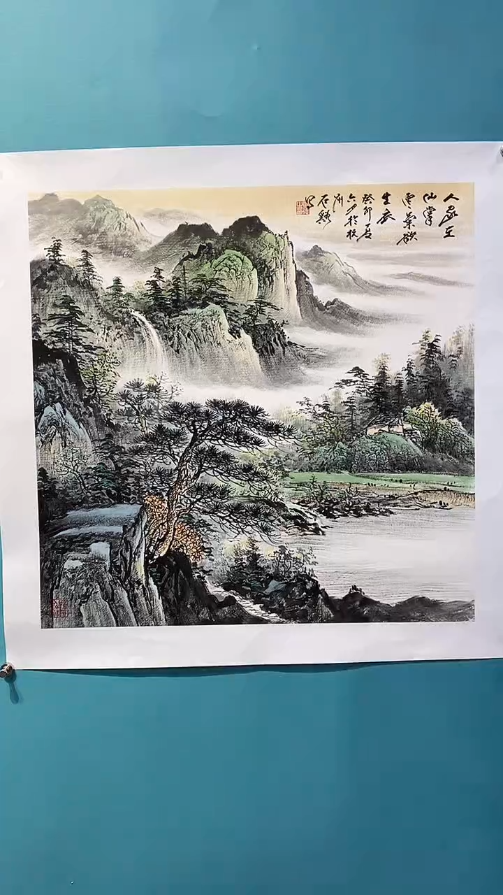国画画都展厅明德老师国画作品12