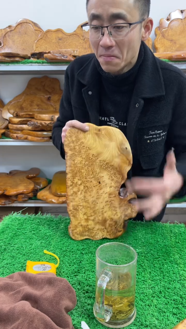 【闪购商品】四川香杉枯木榴茶盘