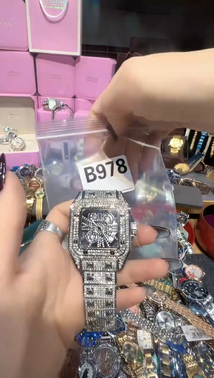 石英机芯不锈钢不锈钢直播定闪专用