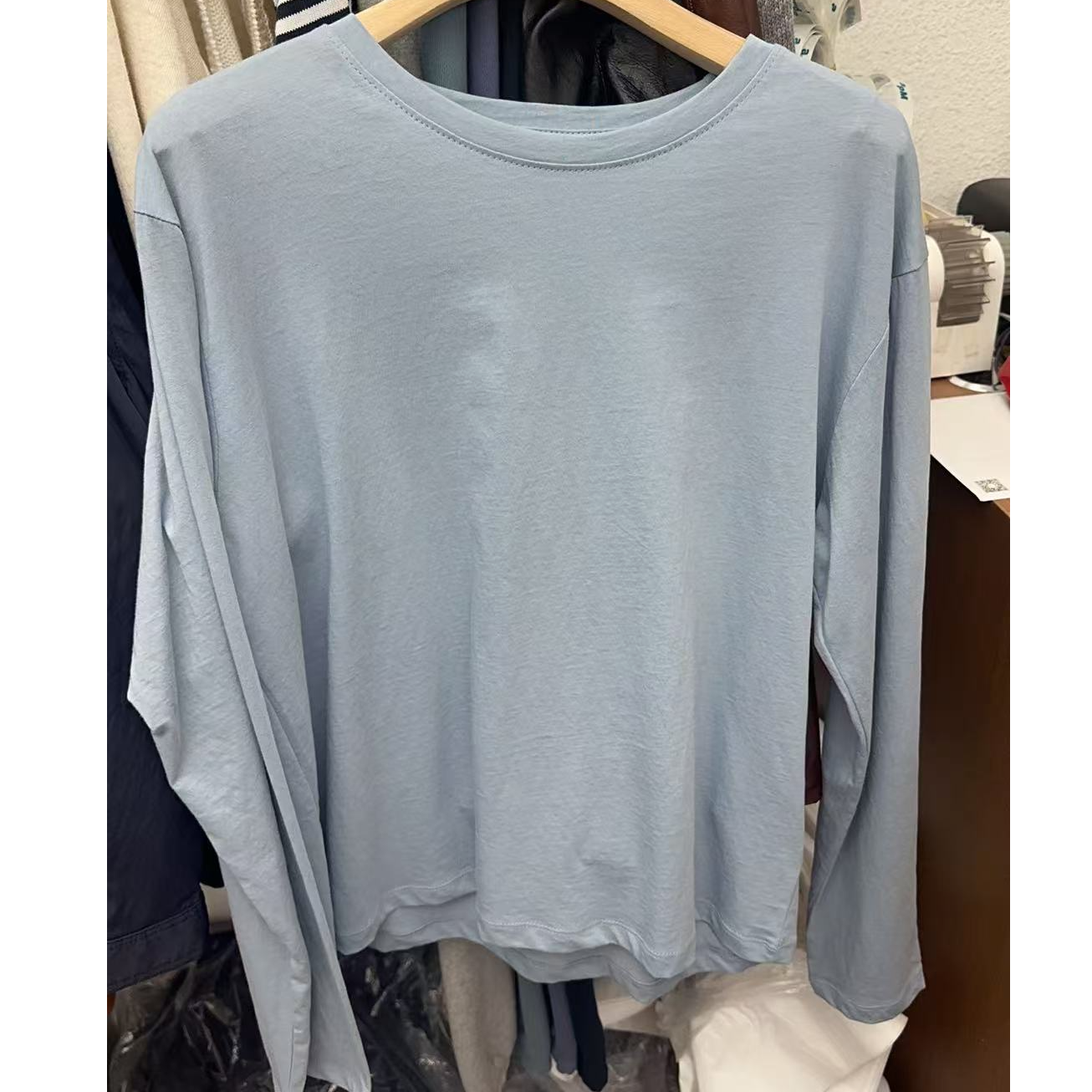 东大门RO雾霾蓝长袖T（不支持退换）