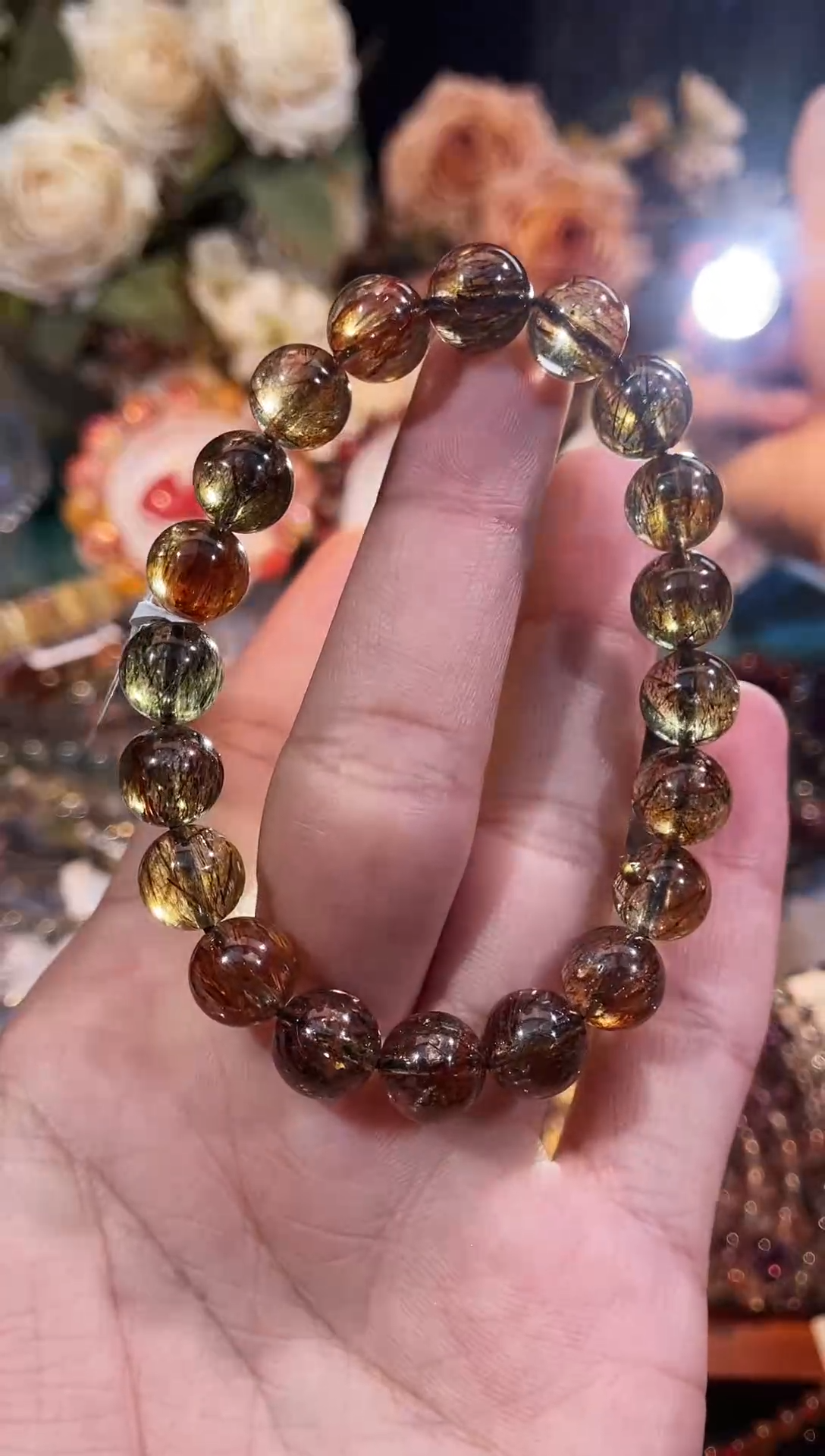 未镶嵌手链水晶黑金超七9m+