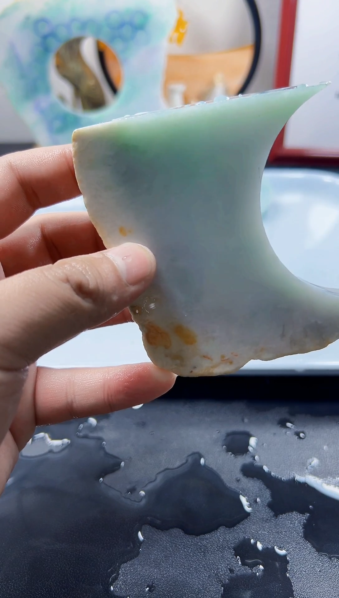 颈饰未镶嵌翡翠天然缅甸A货翡翠