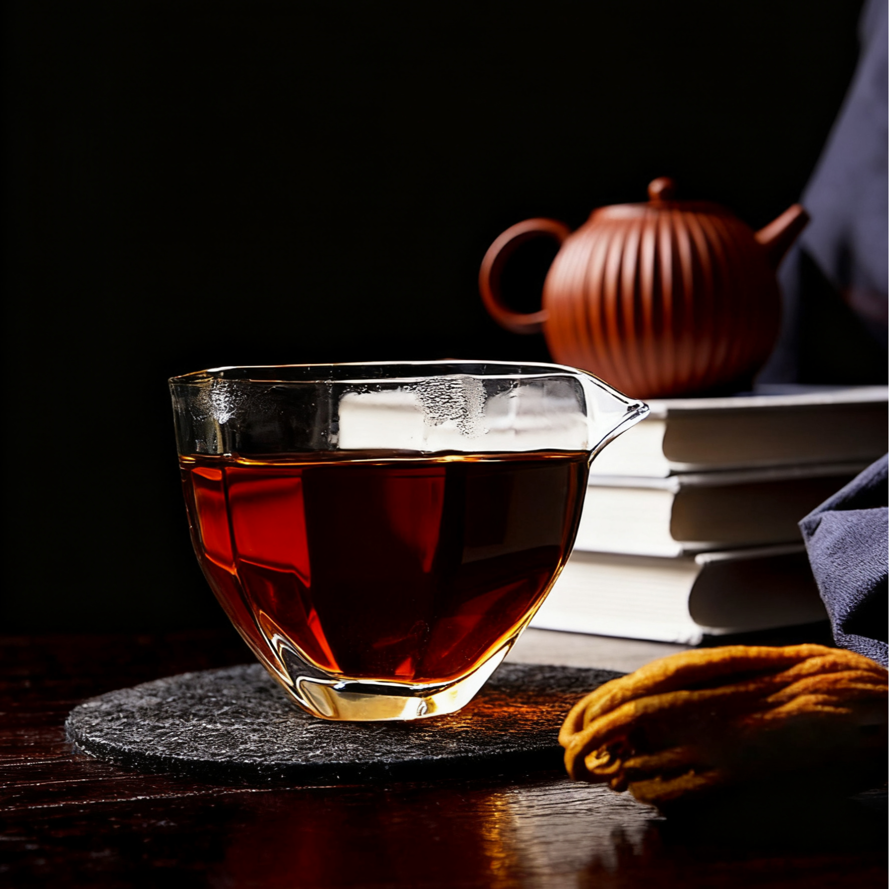 【老熟茶】1997年普洱熟茶砖茶汤感醇厚普洱茶源头茶厂茶叶250g/砖