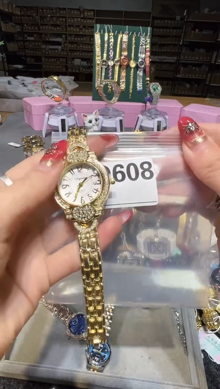 石英机芯不锈钢不锈钢直播定闪专用