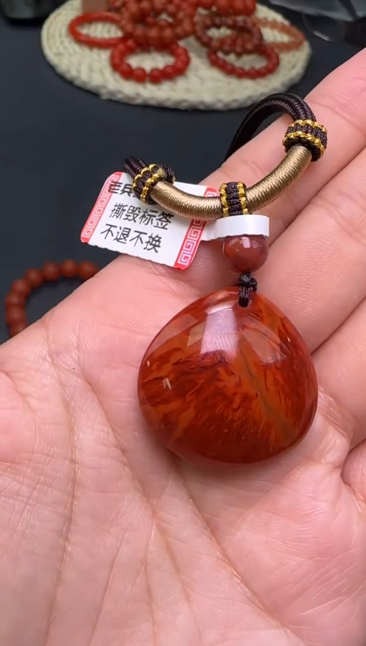 【闪购商品】南红玛瑙手链未镶嵌南红吊坠多样性发1