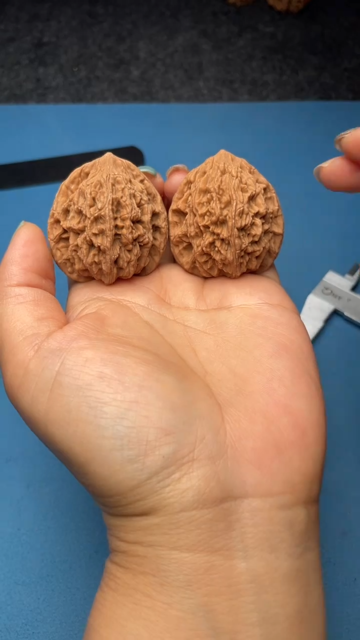 文玩核桃把件w184虎头40尺