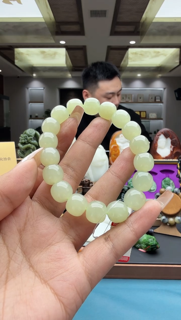 未镶嵌手串和田玉hsl12