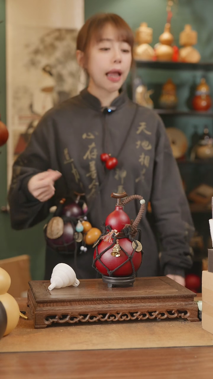 【闪购商品】320号精品天然大漆工艺防渗内胆酒葫芦~