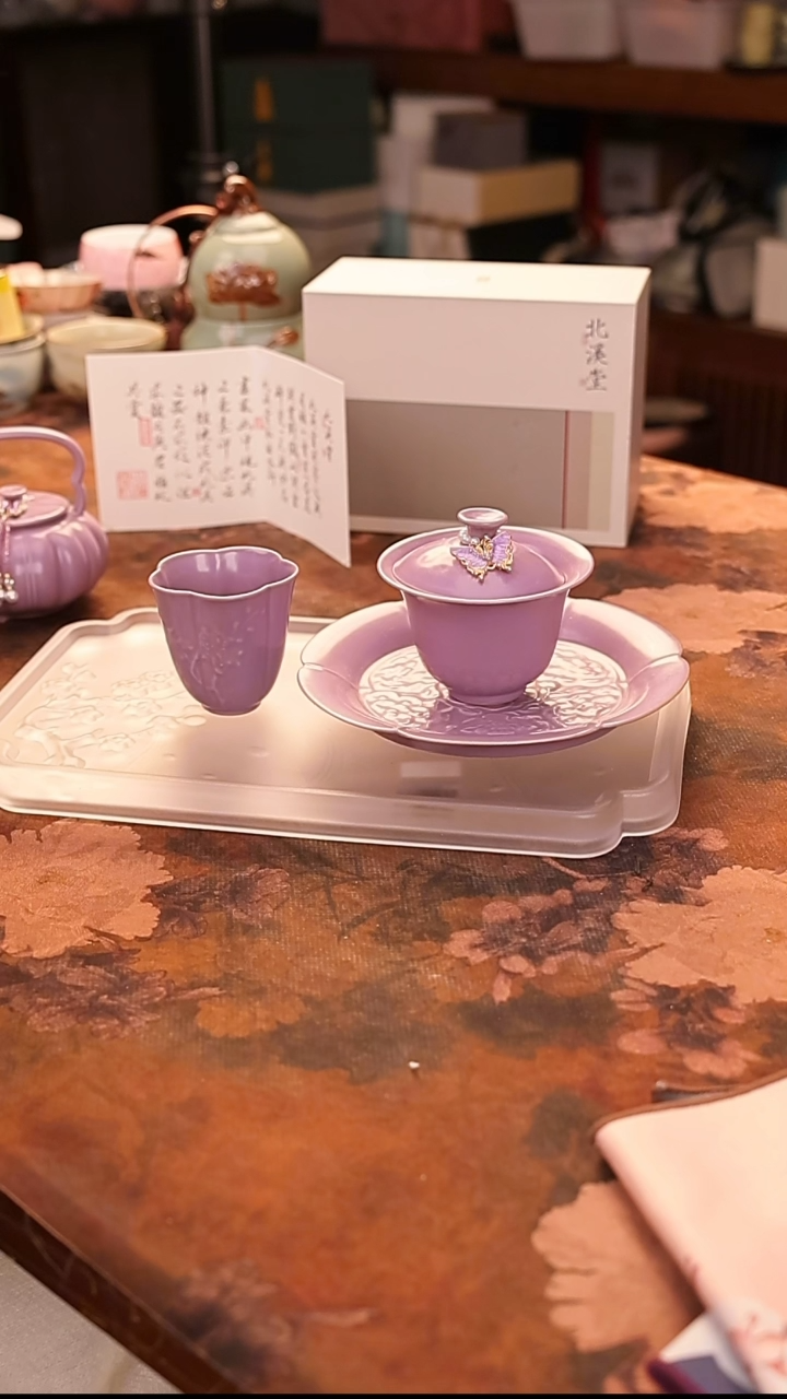 陶瓷茶具（无礼盒无茶盘）@@A11133