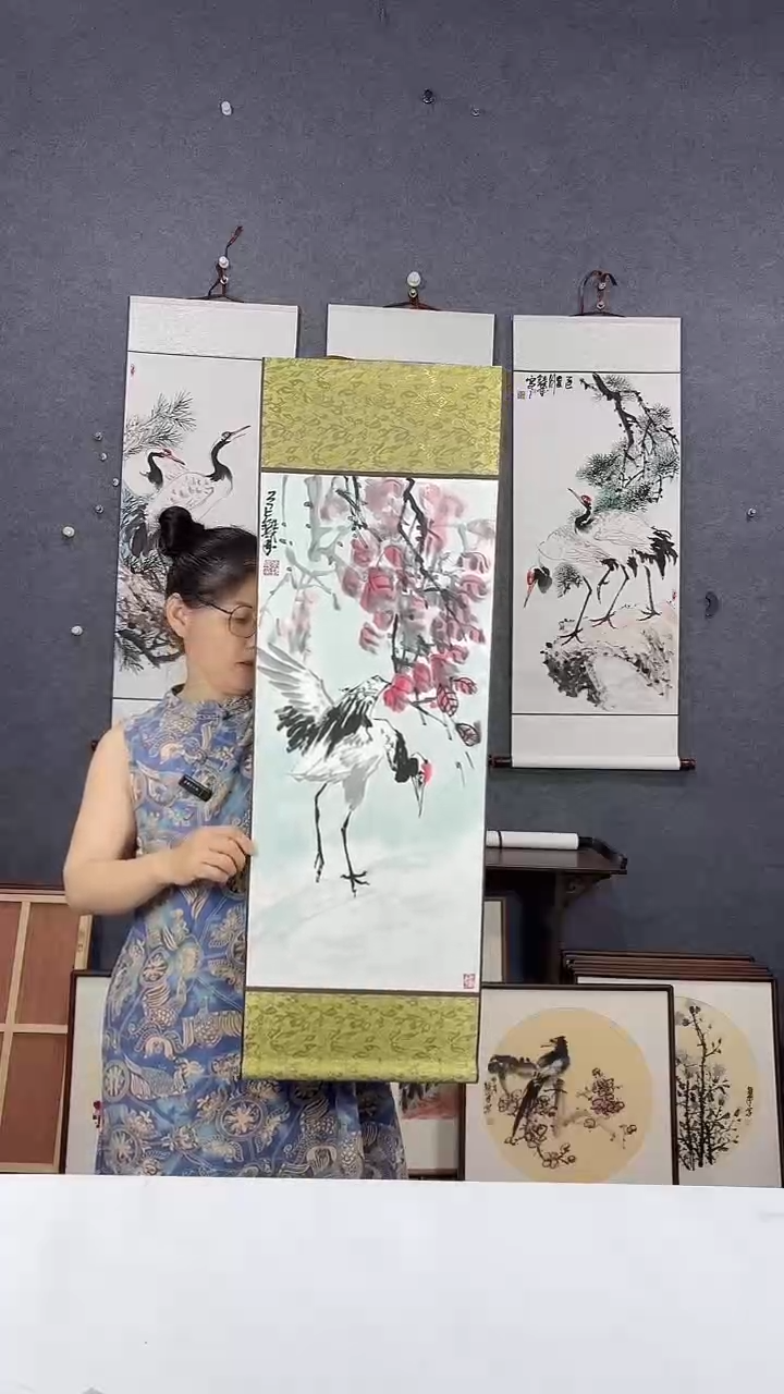 国画92*32吴铁成作品