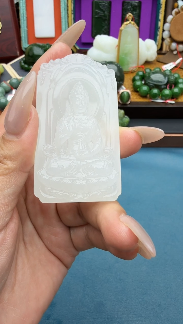 未镶嵌和田玉挂件sdklm