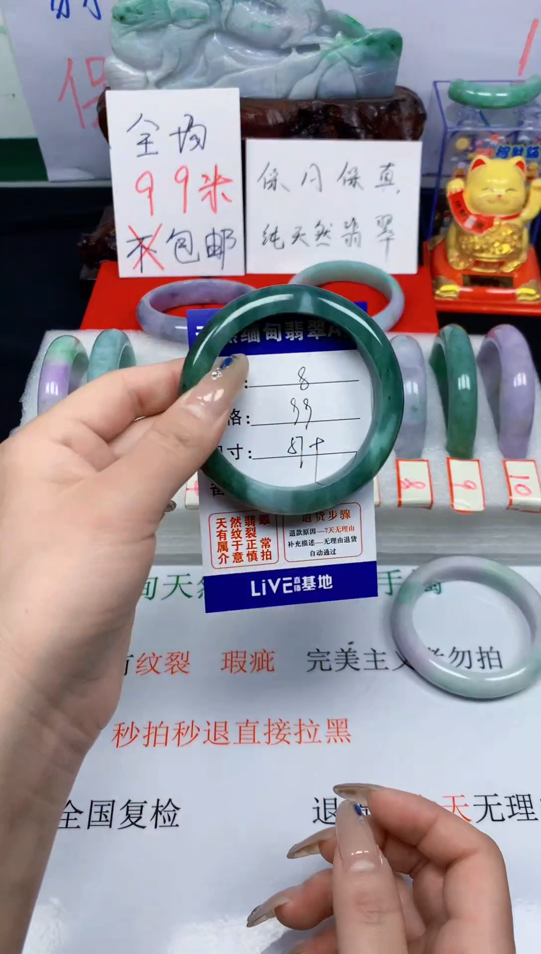 未镶嵌手镯翡翠8