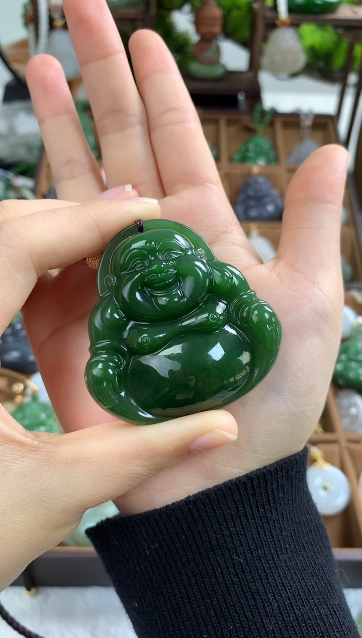 【闪购商品】和田玉颈饰未镶嵌吊坠50mm