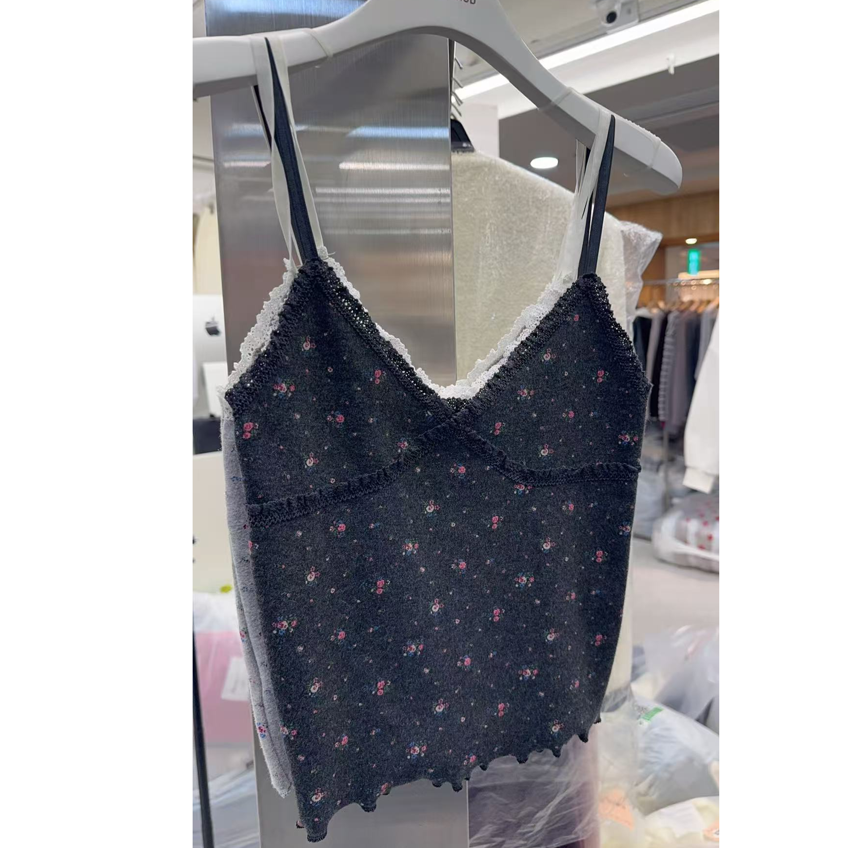 碎花吊带-NO退换 接受再拍 M-O-5I12 背心修身型内搭性感风纯欲风