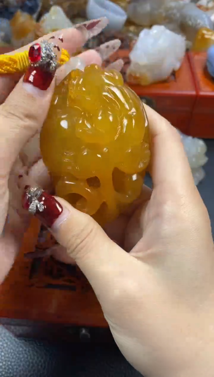 【闪购商品】玛瑙/玉髓手把未镶嵌1