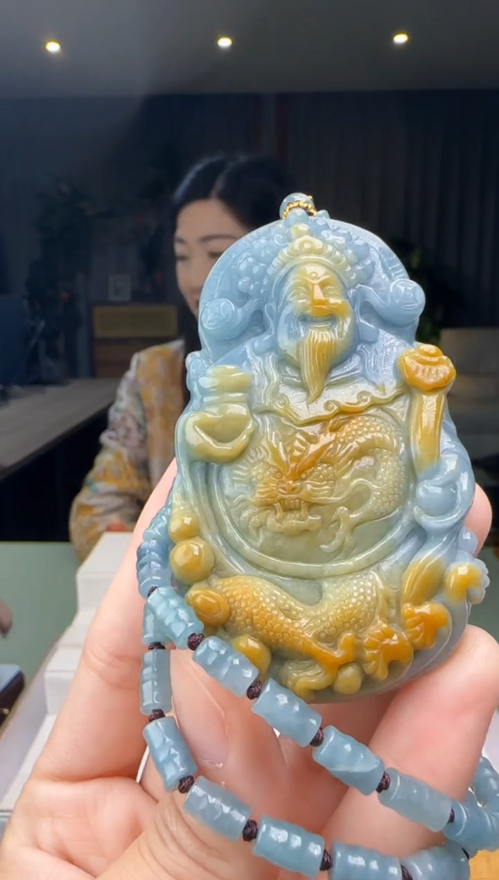【闪购商品】翡翠吊坠(赠链)未镶嵌XM@@960Q3J12699