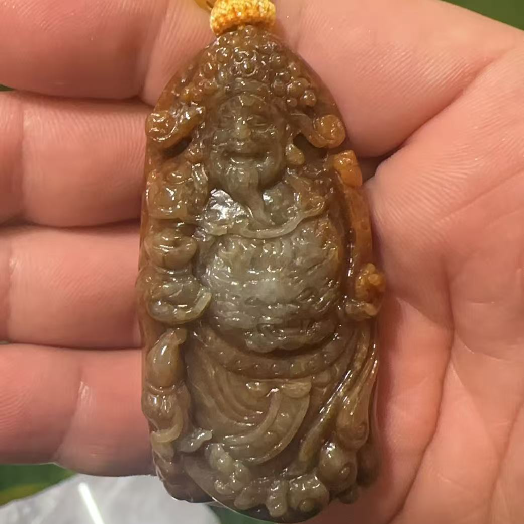 天然缅甸翡翠吊坠3292