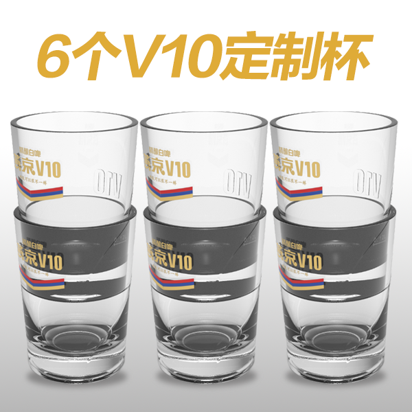 燕京V10精酿白啤定制杯（6个）YJ014