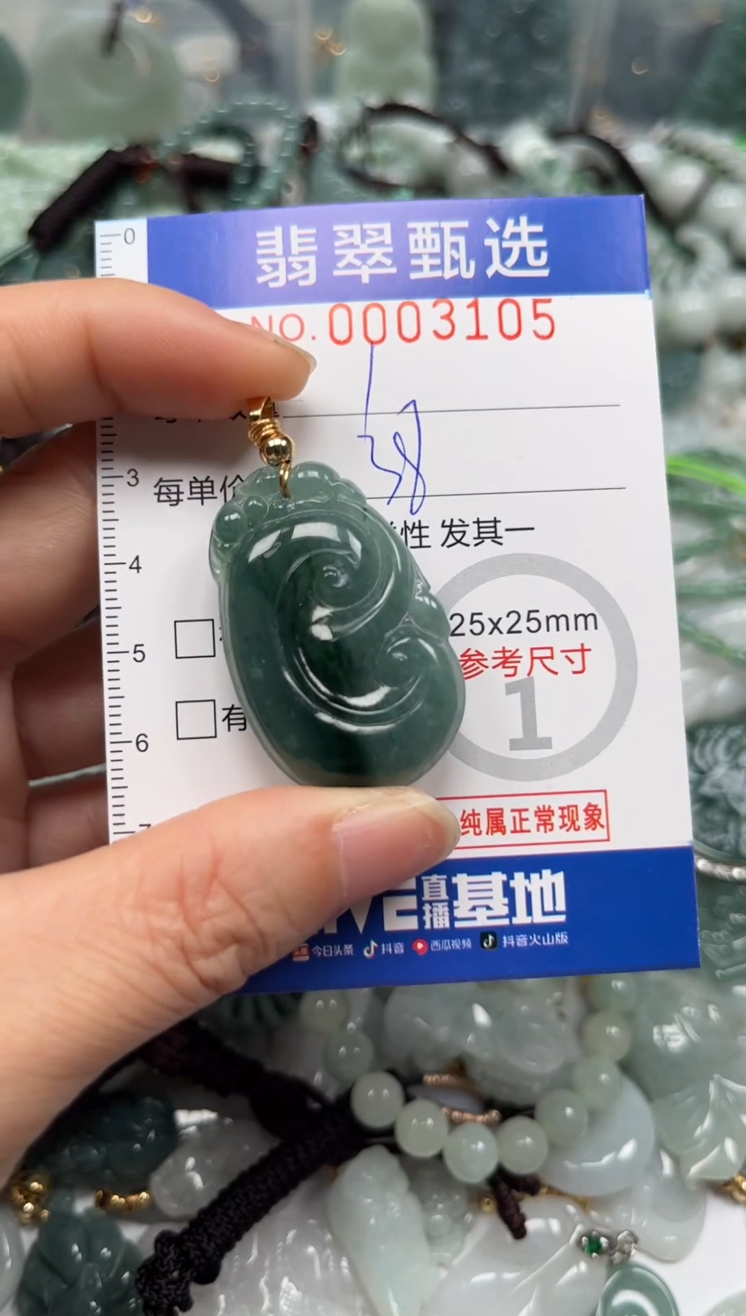 【闪购商品】翡翠颈饰未镶嵌00..3105