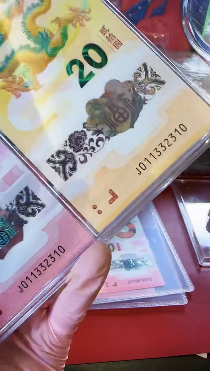 【闪购商品】塑料2025蛇钞全同号011332310裸