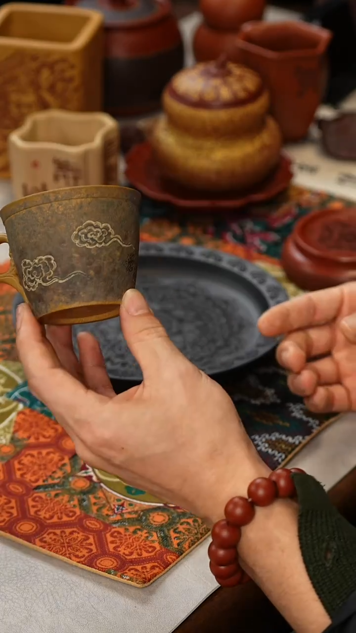 茶杯紫砂宽堂紫砂 马克杯