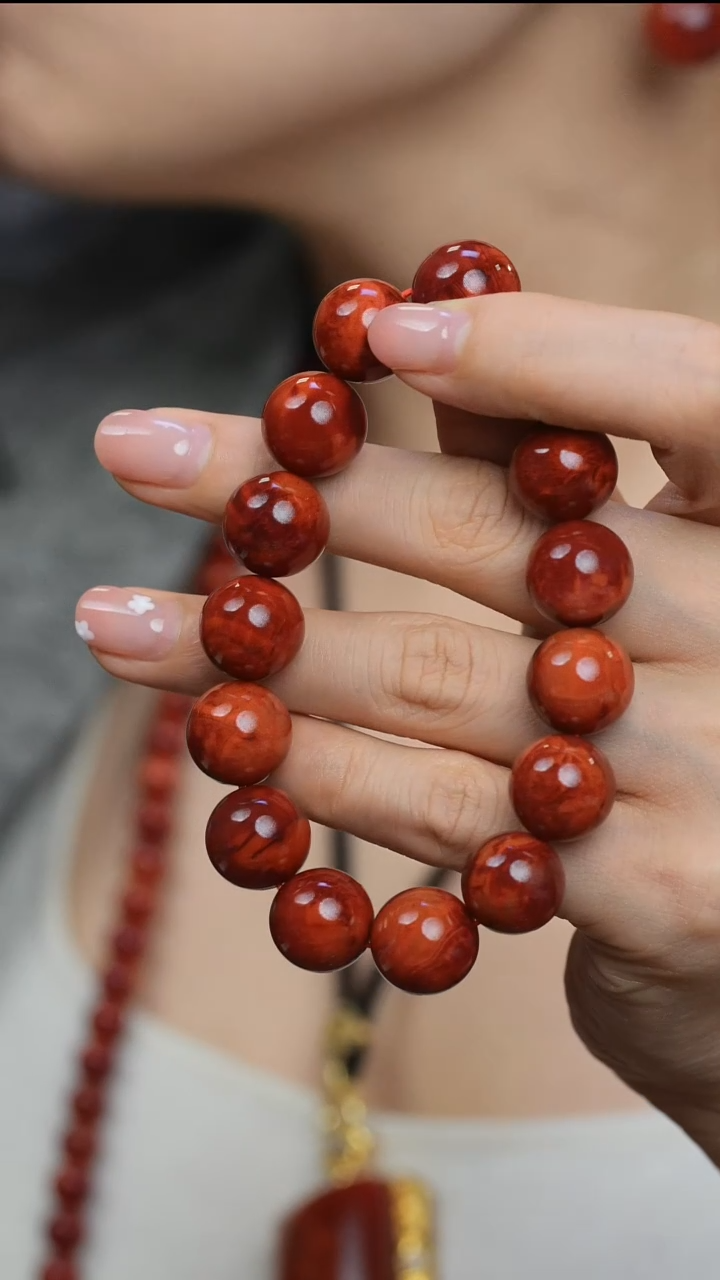 南红玛瑙手串未镶嵌@S-201@