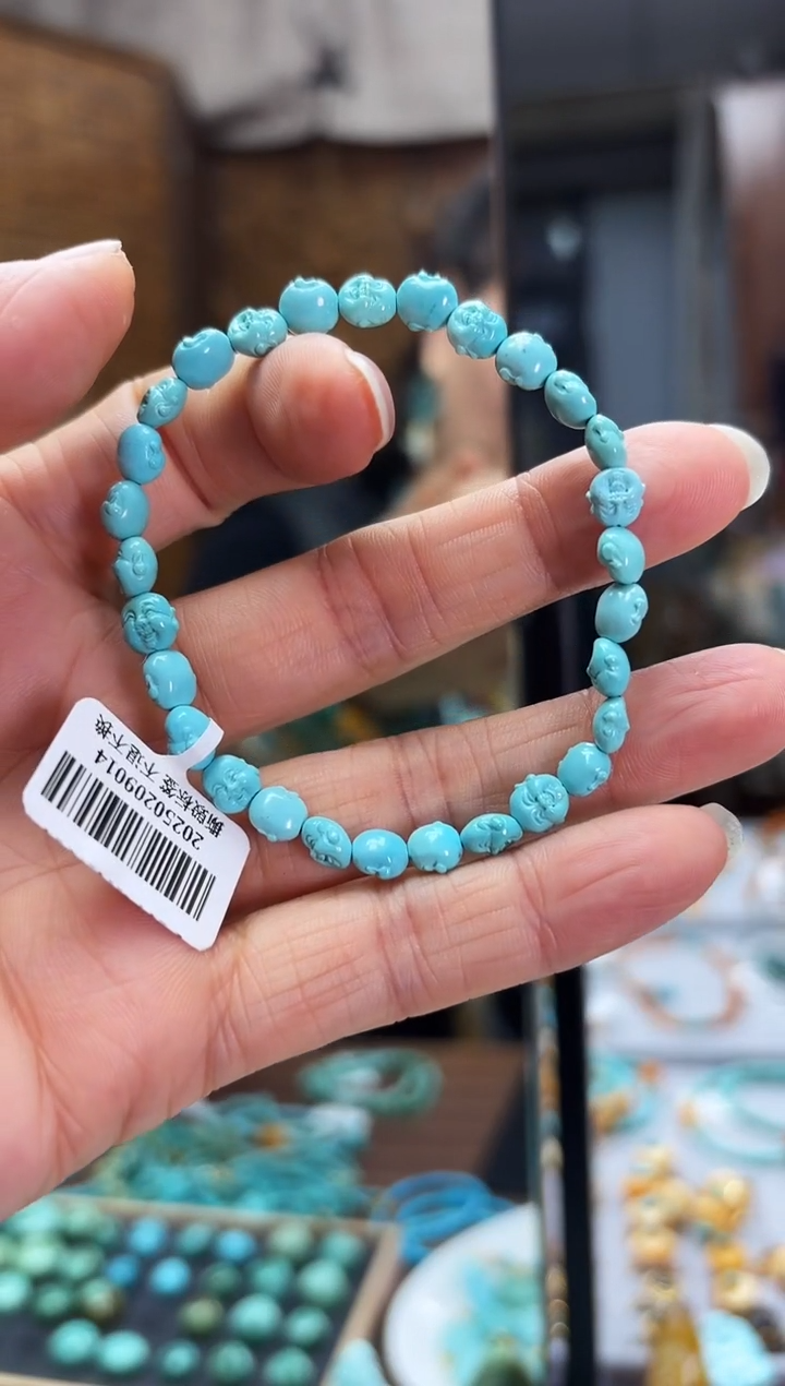 【闪购商品】绿松石手链未镶嵌手串4