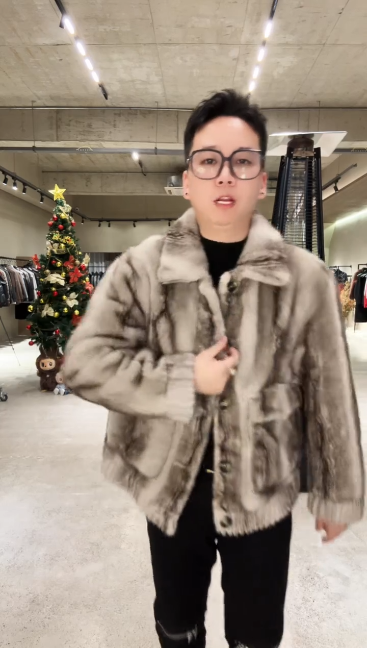 抖***载54码（155-170斤）男士双面穿夹克