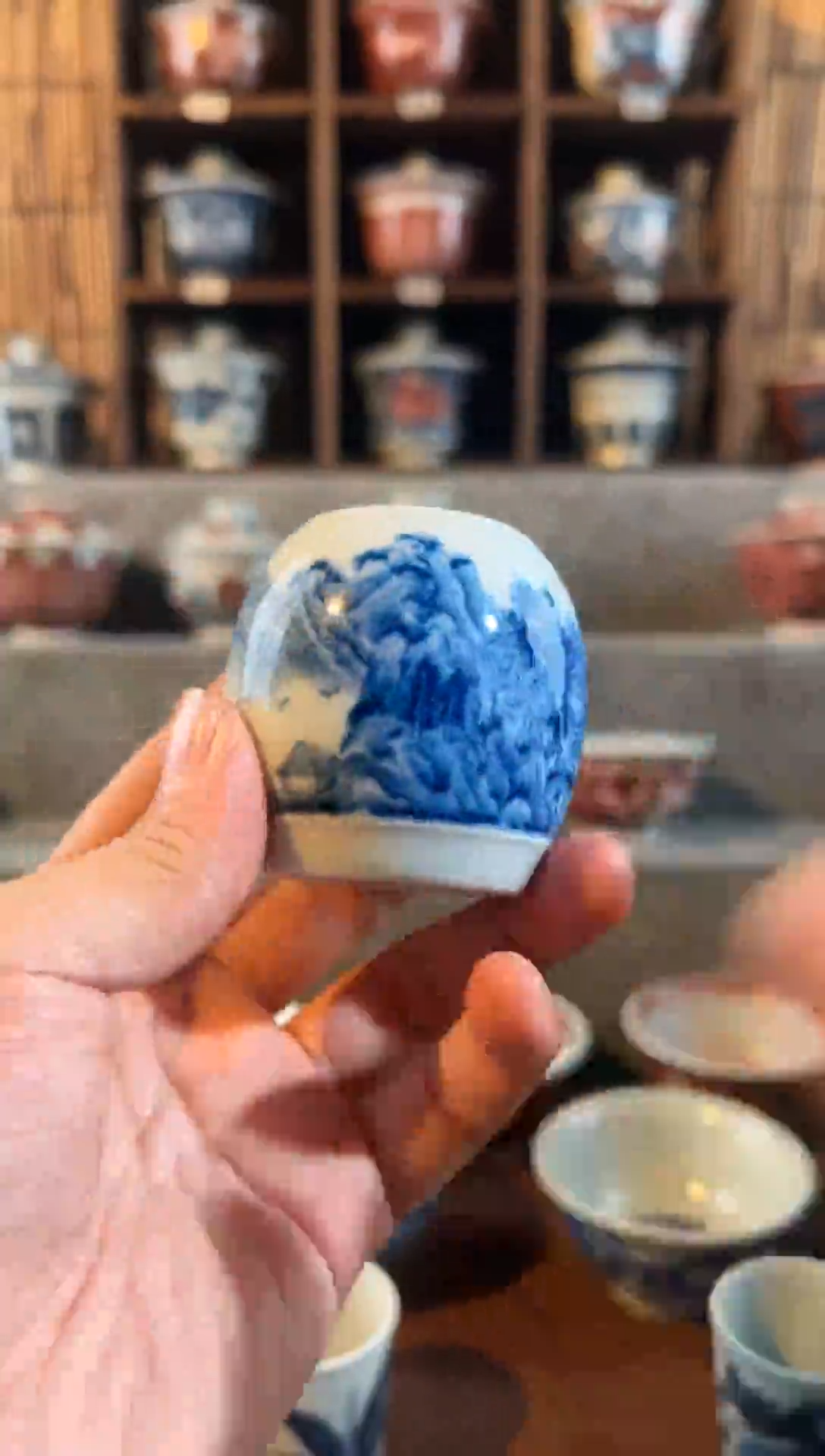 【闪购商品】天禄言瓷山水顿顿盖置