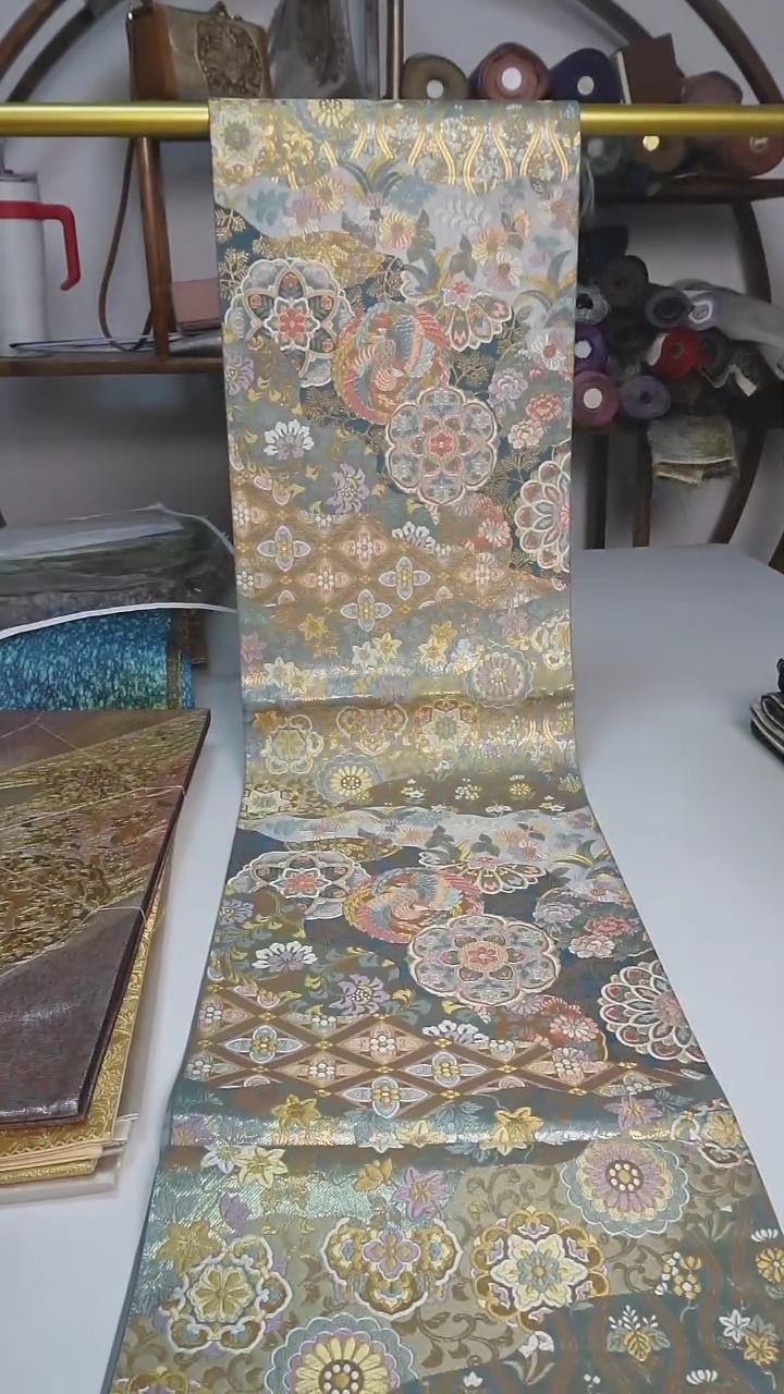 【闪购商品】织绣90西阵织六通宝相花