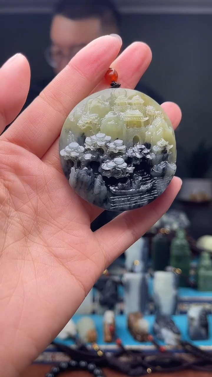 未镶嵌和田玉挂件1